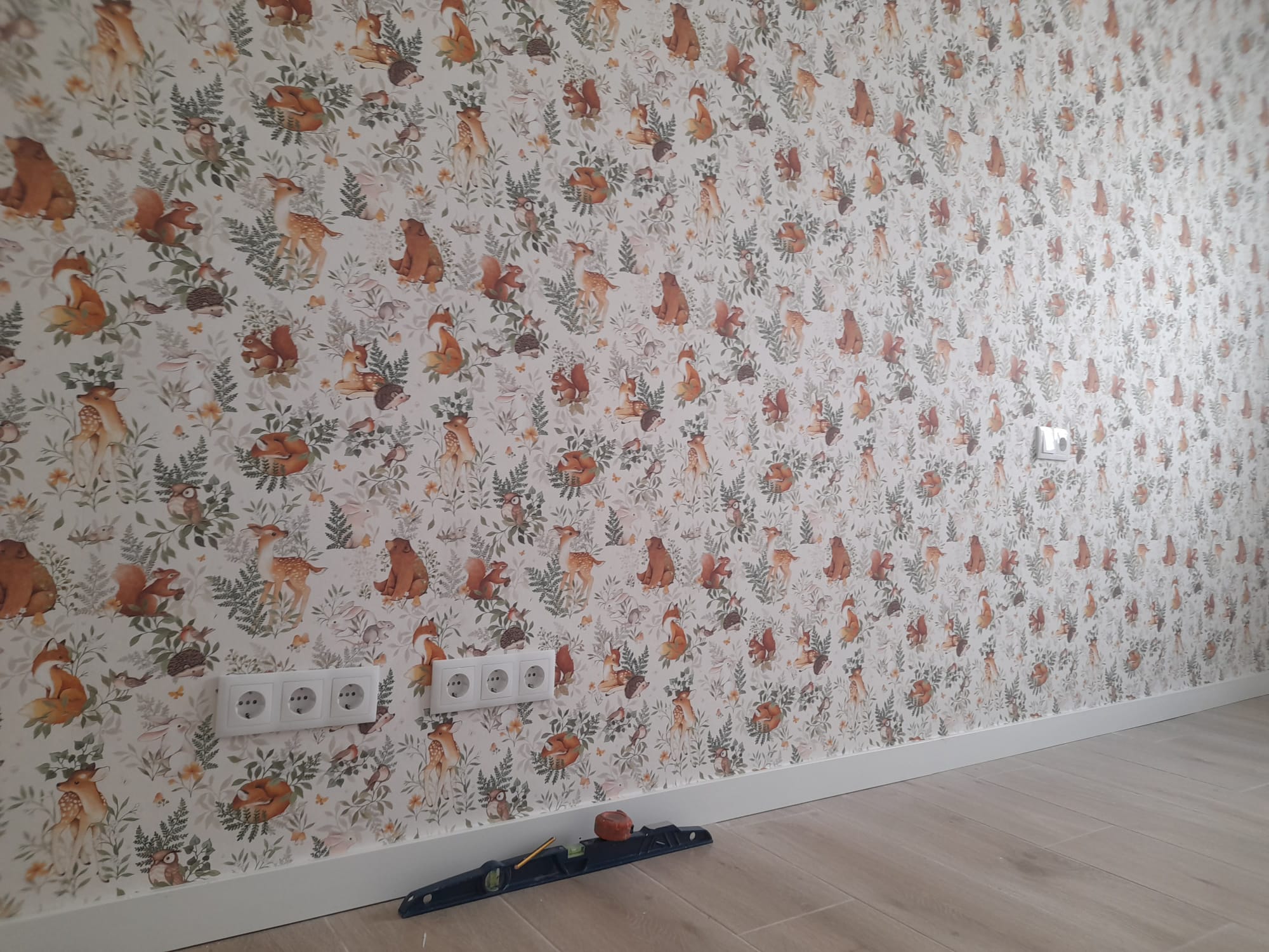 estampado de animales - pared